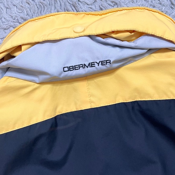 Vintage Obermeyer Anorak Jacket Coat Windbreaker Colorblock L Large - Picture 3 of 7